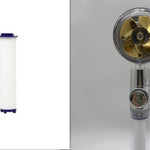 360° Rotating High Pressure Shower Head with Turbo Fan – Water Saving ABS Chrome Spray Nozzle with Filter Bathroom Accessory