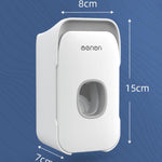 Automatic Toothpaste Dispenser Wall Mounted – Hands-Free Touchless Toothpaste Squeezer Bathroom Organizer