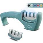 Diamond Tungsten Steel Knife Sharpener – Stainless Steel Kitchen Sharpening Tool with Detachable Design & Long-Lasting Whetstone