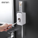 Automatic Toothpaste Dispenser Wall Mounted – Hands-Free Touchless Toothpaste Squeezer Bathroom Organizer