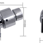 Propeller Turbo High Pressure Shower Head with Stop Button & Cotton Filter – Water Saving Handheld ABS Bathroom Nozzle