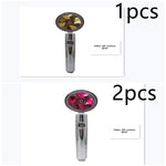 Propeller Turbo High Pressure Shower Head with Stop Button & Cotton Filter – Water Saving Handheld ABS Bathroom Nozzle