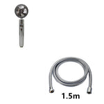 Propeller Turbo High Pressure Shower Head with Stop Button & Cotton Filter – Water Saving Handheld ABS Bathroom Nozzle