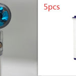 360° Rotating High Pressure Shower Head with Turbo Fan – Water Saving ABS Chrome Spray Nozzle with Filter Bathroom Accessory