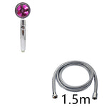 Propeller Turbo High Pressure Shower Head with Stop Button & Cotton Filter – Water Saving Handheld ABS Bathroom Nozzle