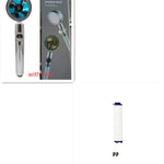 360° Rotating High Pressure Shower Head with Turbo Fan – Water Saving ABS Chrome Spray Nozzle with Filter Bathroom Accessory