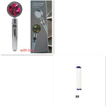 360° Rotating High Pressure Shower Head with Turbo Fan – Water Saving ABS Chrome Spray Nozzle with Filter Bathroom Accessory